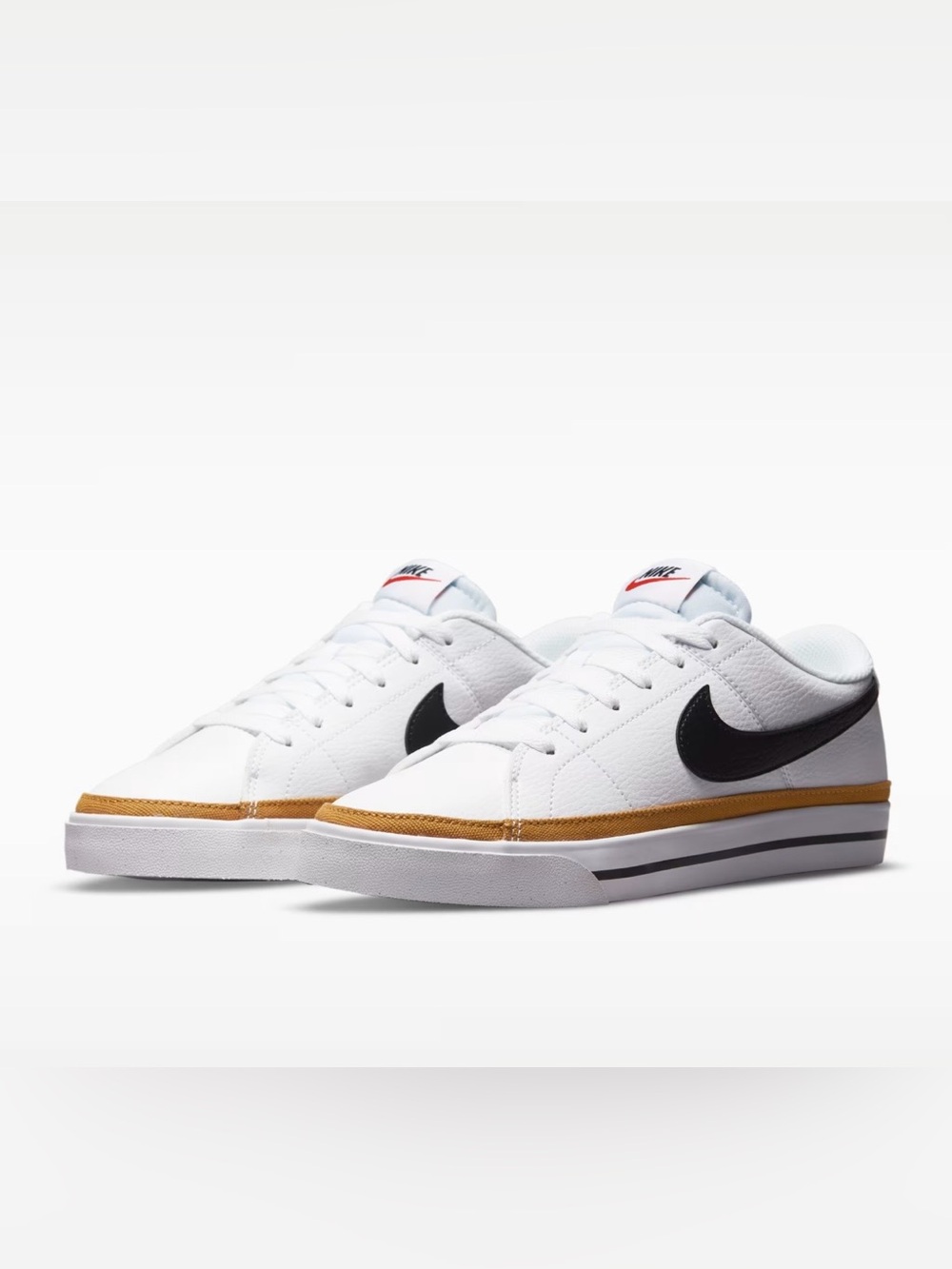 Nike Court Legacy Next Nature Sneakers White Black Gum Women’s Size 7 New